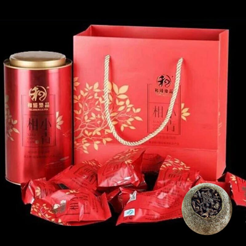 柑普茶和臻乐品特级普洱新会小柑茶臻品200克小沱茶新会发货
