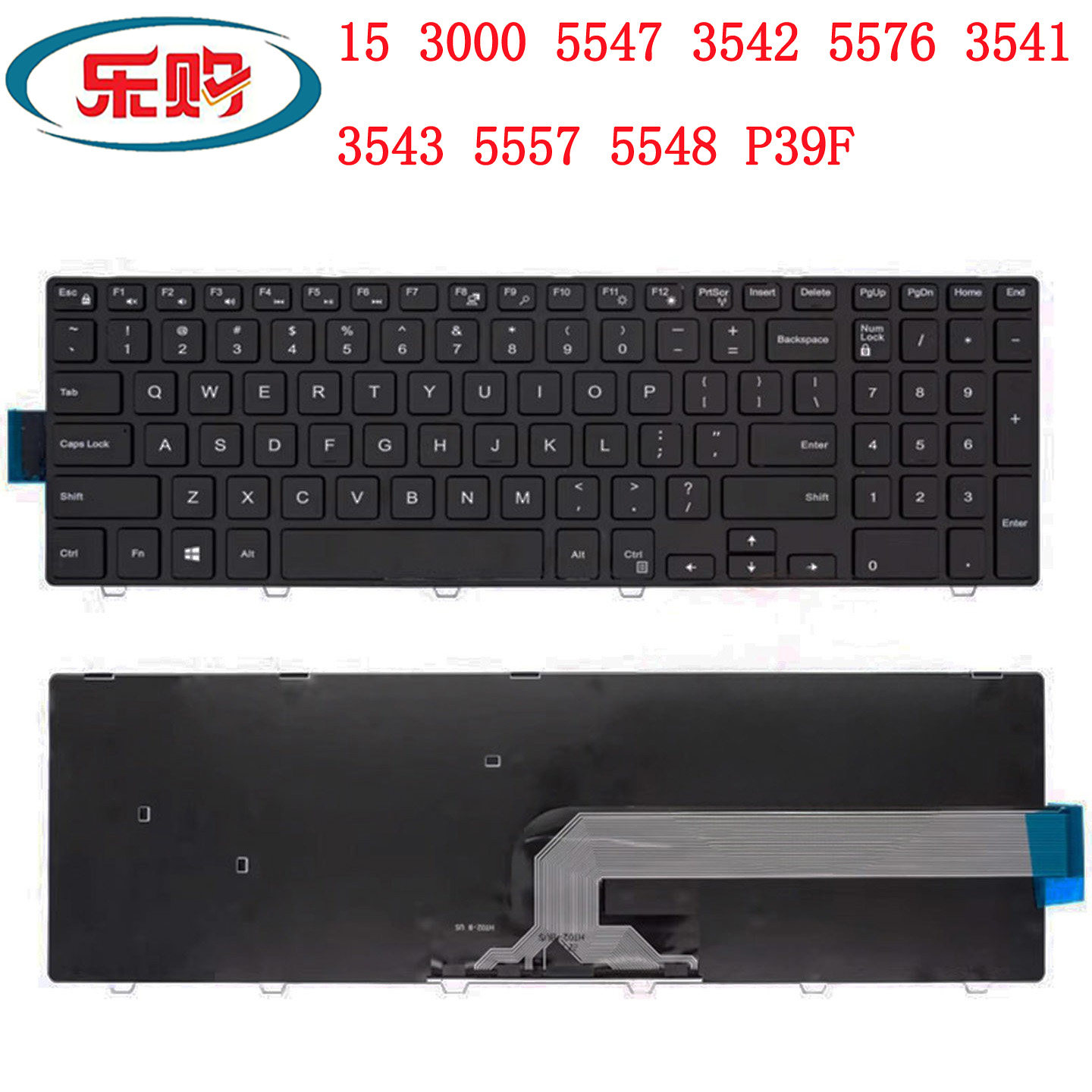 dell 戴尔15 3000 5547 3542 5576 3541 3543 5557 5548 P39F键盘