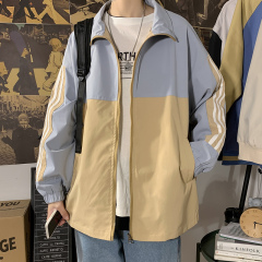 Poster grey polyester autumn new Hong Kong jacket jacket