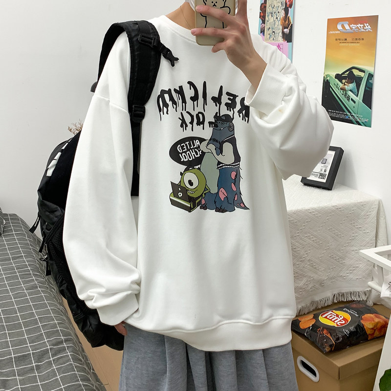 Self made ice polyester spring new printed sweater