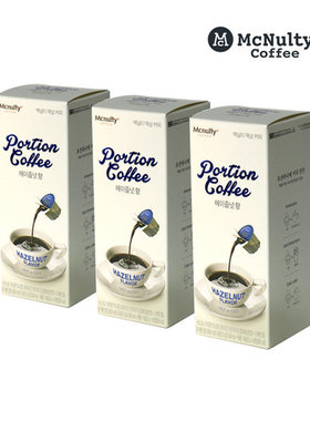 韩国正品Mcnulty液体咖啡便携黑咖啡美式榛果味8个*3盒