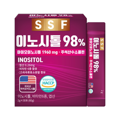 韩国直邮SSF肌醇inositol备孕脂肪代谢复合维生素30包