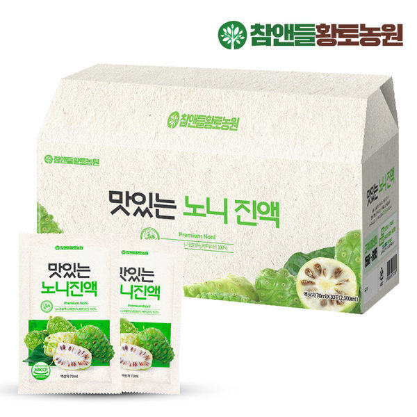 韩国直邮黄土农园noni诺丽果汁原液发酵酵素饮品饮料70ml*30包
