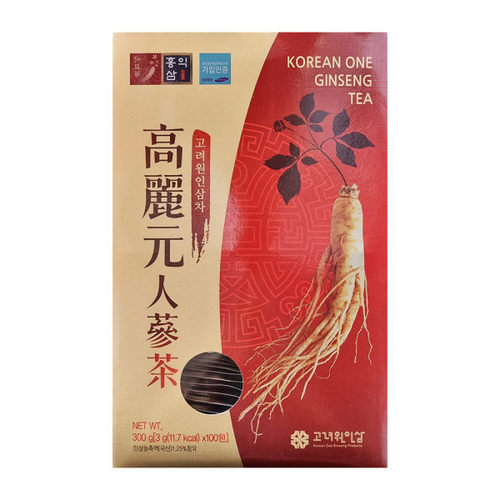 高丽元人参颗粒茶盒100