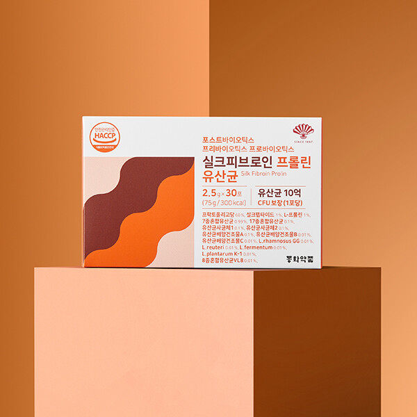 韩国直邮silk Fibroin Prolin乳酸菌益生菌10亿CFU保证2.5g*30包