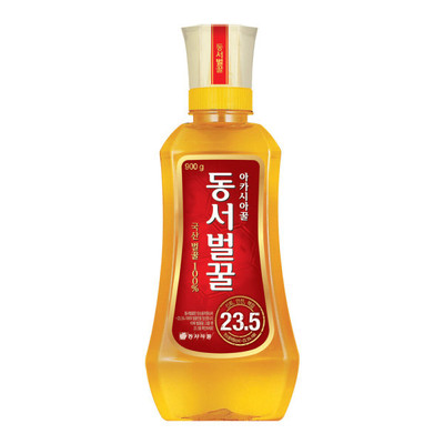 韩国直邮东西食品洋槐蜂蜜蜂蜜花蜜挤出式蜜茶调味900g