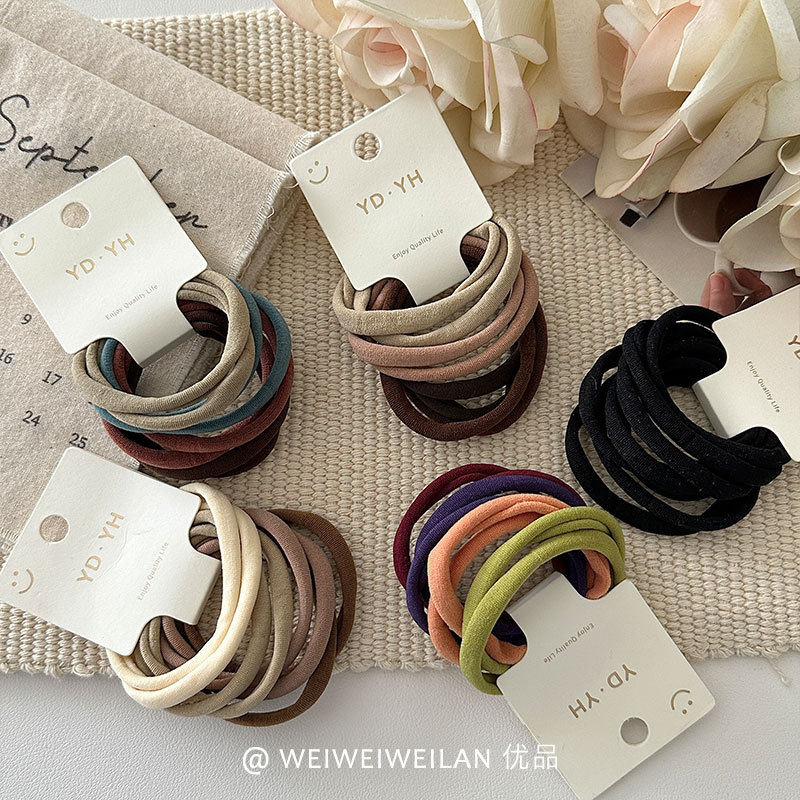 超柔软8根装~  韩国新色系初秋莫兰迪色毛巾圈日常百搭高弹力发绳,饰品/流行首饰/时尚饰品新,发饰,淘宝优惠券,粉丝福利购,淘宝优惠卷