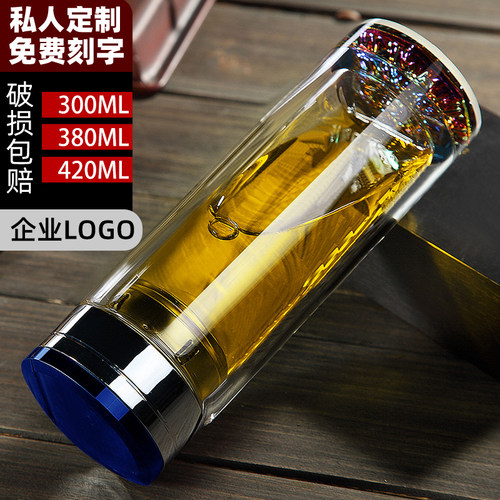 高硼硅玻璃七彩茶水分离