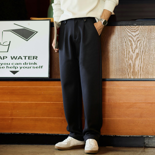 430g厚款日常通勤休闲裤男2025秋冬新款cleanfit小直筒弹力长裤子