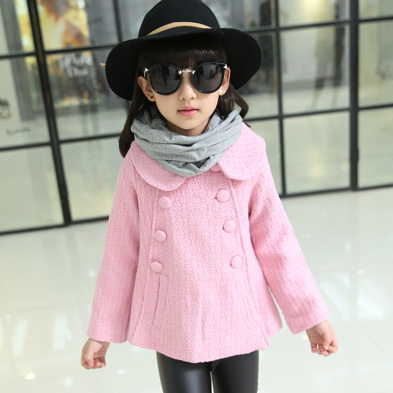 Manteau pour fille en mélange - Ref 2161542 Image 4