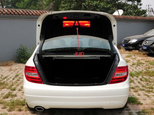 适用于老奔驰C级三脚架支架E180L E260 C300 C180K C63警示牌卡扣