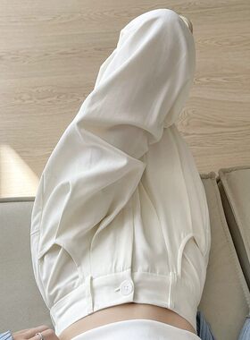 夏季新款杏色奶芙山本垂坠阔腿裤