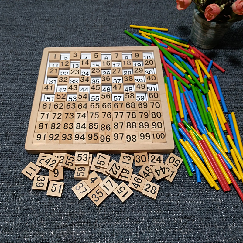 ÃÉÊÏ1-100Êý×Ö°å°ÙÊý°åÓ×¶ùÔ°¶ùͯÔç½ÌÊýѧËãÊýÆôÃɽ̾ßËãÊõÍæ¾ß