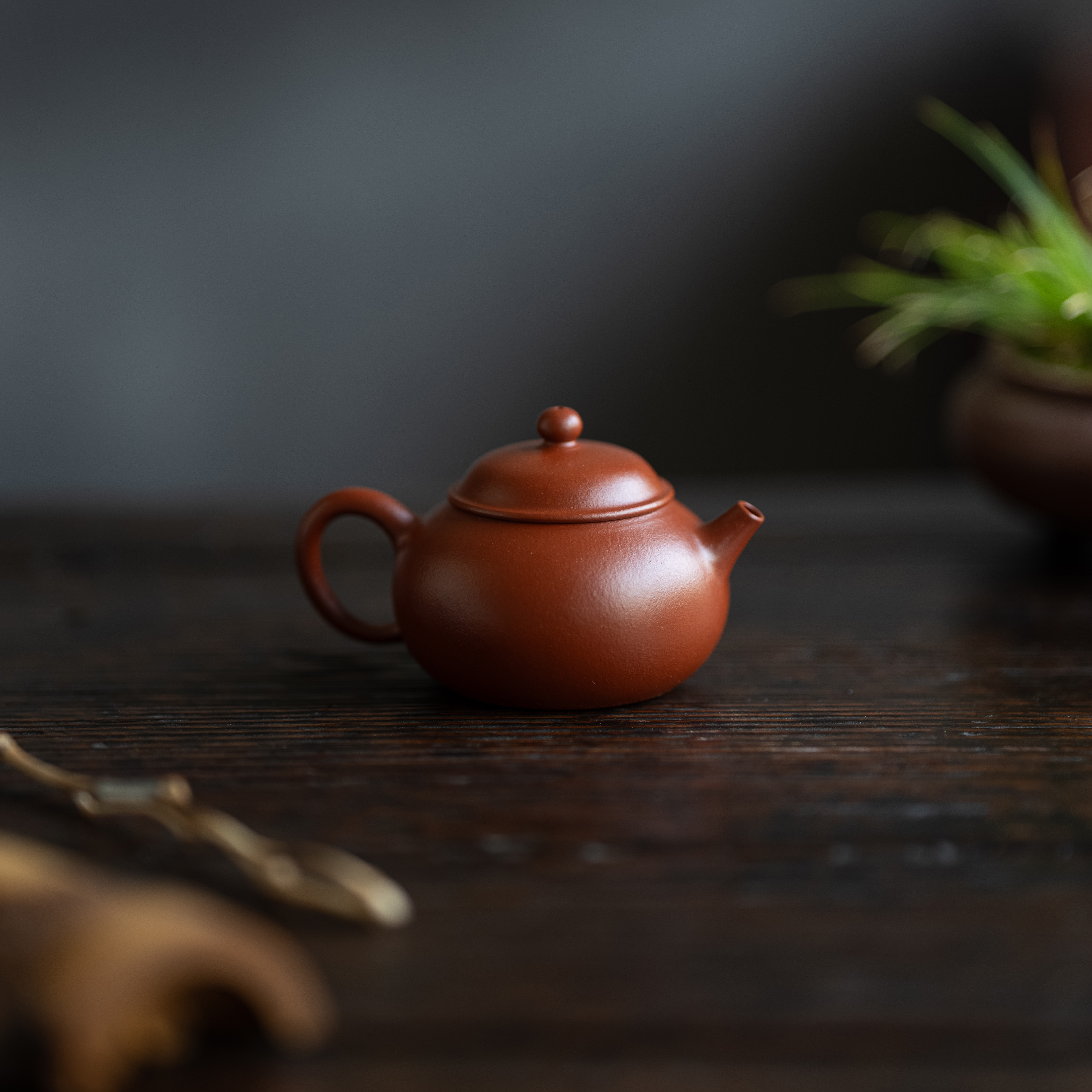 容缘 | 实力派陶手奉燕绮全手工 高品级老朱泥 120ml