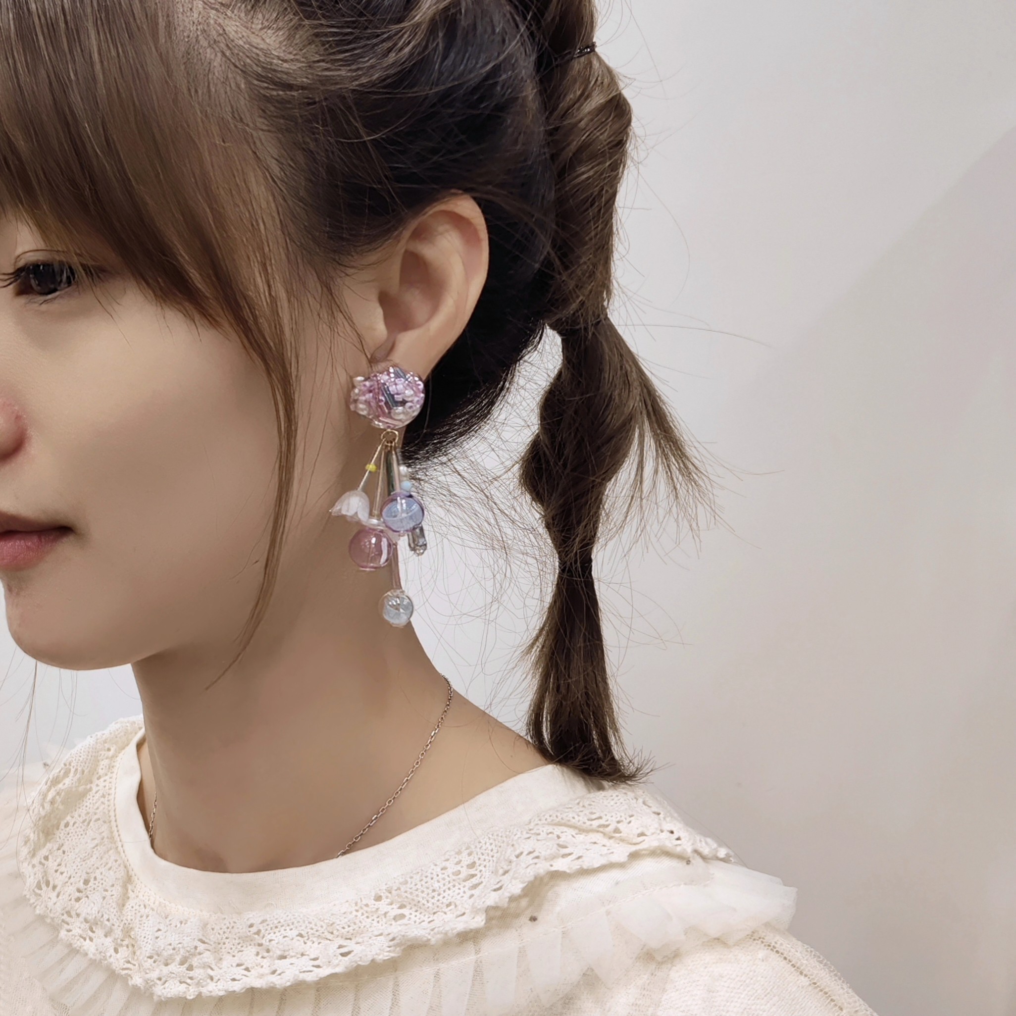 Kari show泡泡系列彩色马卡龙童趣可爱糖果世界少女感减龄耳饰