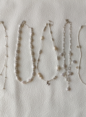 kari show手作日系ins风小众高级感甜美纯银系列合集项链颈链