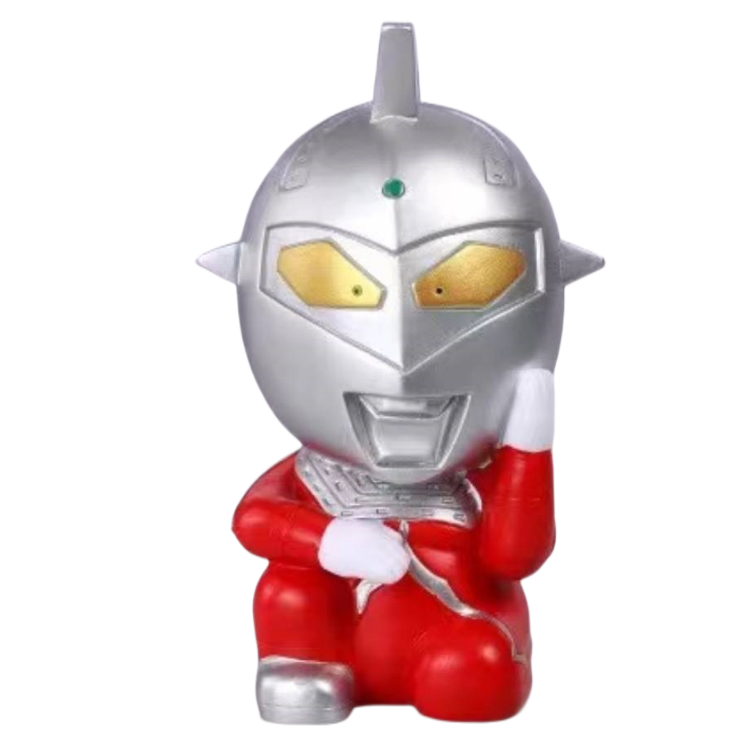 高22厘米赛文奥特曼新款乳胶模具石膏娃娃存钱罐上色涂鸦彩绘白坯