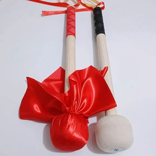 大鼓锤鼓棒大鼓棍大军鼓锤加粗防滑鼓锤木质手柄鼓锤演出鼓棒鼓槌