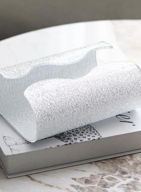 北现艺术亚力TOE克抽纸盒摆代件样板房售楼处客厅餐桌纸巾盒装欧