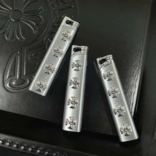 CH克罗伈拉丝重金属十字架充气打火机轻奢耐用高端个防风男友礼物