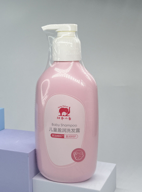 红色小象儿童宝宝专用洗发水露洗头膏男女孩顺滑三岁以上盈润顺滑