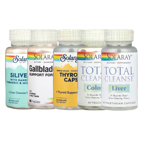 Solaray Total Cleanse Colon Lymph Liver Deep Vein Uric Acid