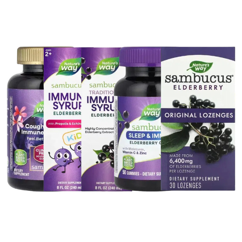 Nature's Way澳然萃维儿童SLEEP睡IMMUNE黑接骨木眠Sambucus