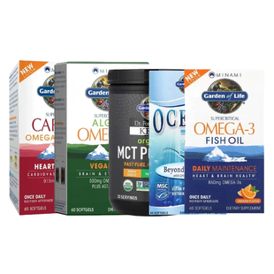 3鱼油 Life生酮HEART有机中链甘油三酯粉藻类欧米伽 Garden