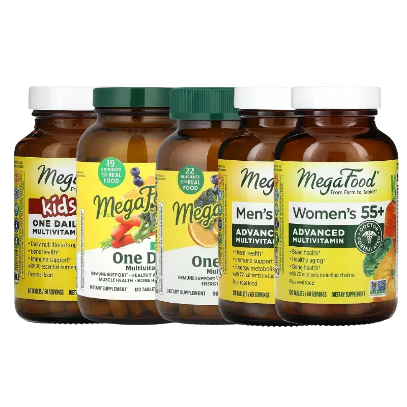 Megafood男性40+岁55+岁以上女性士每日一片Ultra综复合多维生素C