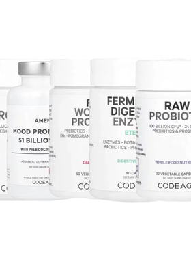 CodeAge MOOD肠益生菌Leaky Gut+ Health Amen Formula益生元漏