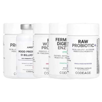 CodeAge MOOD肠益生菌Leaky Gut+ Health Amen Formula益生元漏