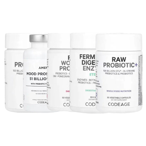 CodeAge MOOD肠益生菌Leaky Gut+ Health Amen Formula益生元漏