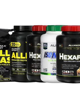 ALLMAX分离乳清IsoNatural高运动蛋白增肌粉Hexapro Sport ALLPRO
