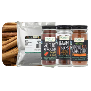 Frontier Co-op有机黄芥茉籽全四川花椒苏模粉整月越南5%肉桂油叶