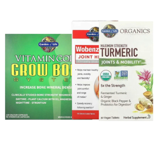 System关节Wobenzym Garden Bone Life有机姜黄素骨骼Grow