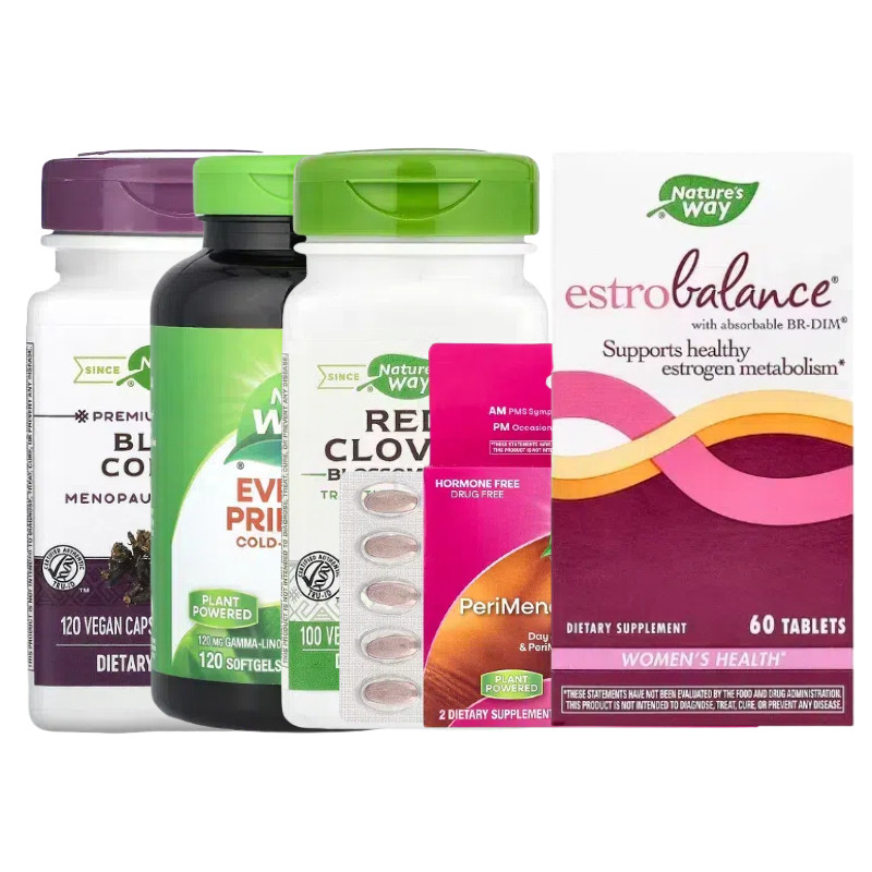 nature's way澳然萃维女性EstroBalance动蔓越橘树莓叶情黑升麻素