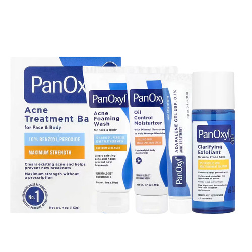 PanOxyl ACNE护理棒净肤奶油泡沫洁面乳过氧化苯甲酰夜间ACNE贴
