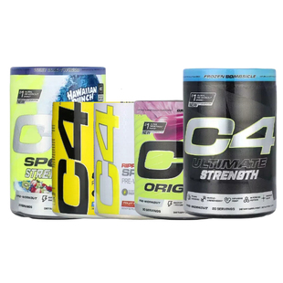 Cellucor C4 Ultimate Strength Shred Ripped锻炼前和减脂配方