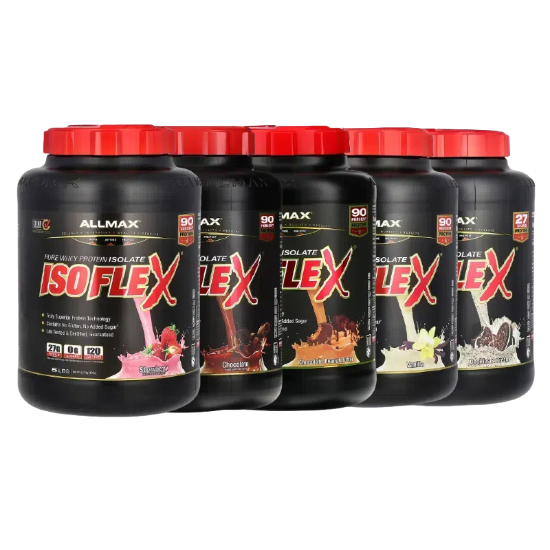 ALLMAX Nutrition Isoflex冷却剂Chiller纯分离乳清蛋白粉WPI离子