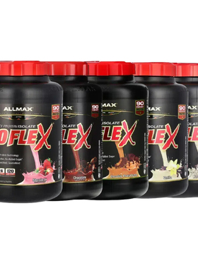 ALLMAX Nutrition Isoflex冷却剂Chiller纯分离乳清蛋白粉WPI离子