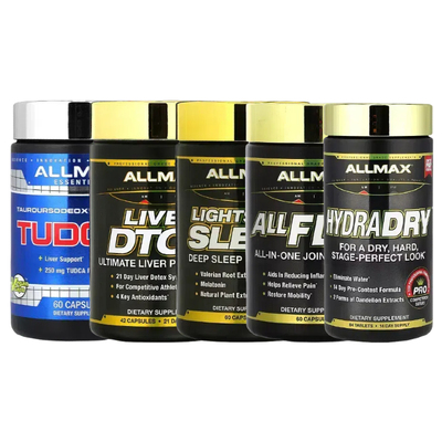ALLMAX褪黑素TUDCA睡Liver D-Tox眠HYDRADRY关AllFlex节JOINT