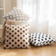 可爱毛绒柔软圆点波点圈圈靠垫ins风沙发抱枕靠枕床头靠背抱枕套