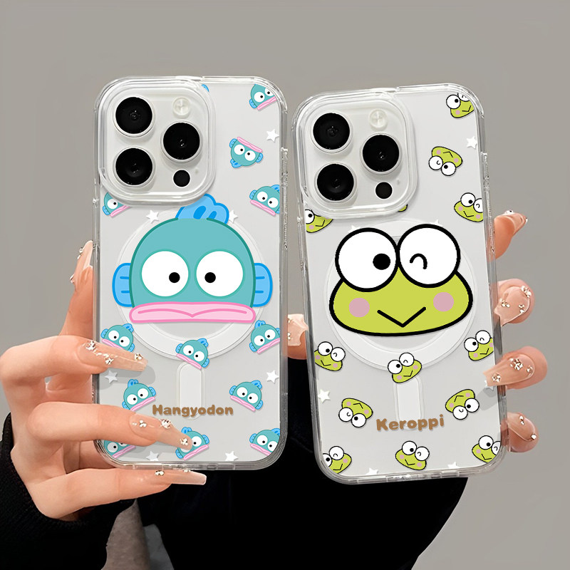 磁吸手机壳小丑鱼大眼蛙卡通适用于iPhone17苹果16promax手机壳透明磁吸13/14保护套11/12/15三星S26/S24/S25图片