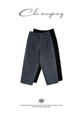 福利款!CHU楚妞羊毛羊绒毛呢西裤SH256173