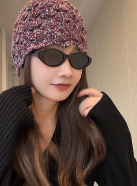 CHU楚妞波浪边钩花帽SP25132