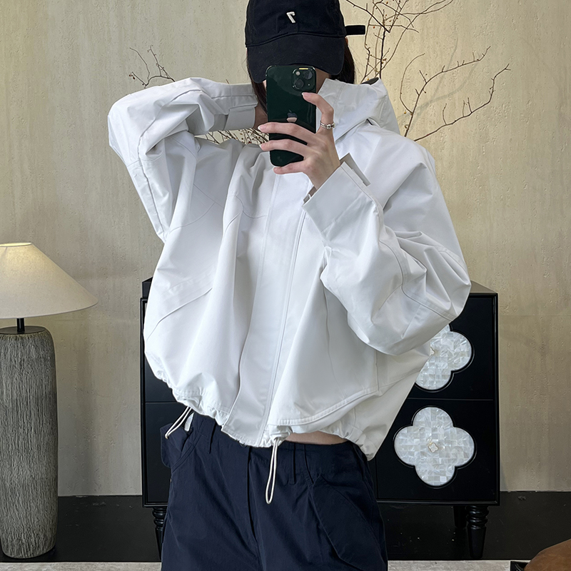 运动风衣外套三防连帽冲锋衣