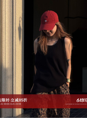 CHU楚妞【棉织】纯棉透气背心2026春夏季新款休闲打底上衣