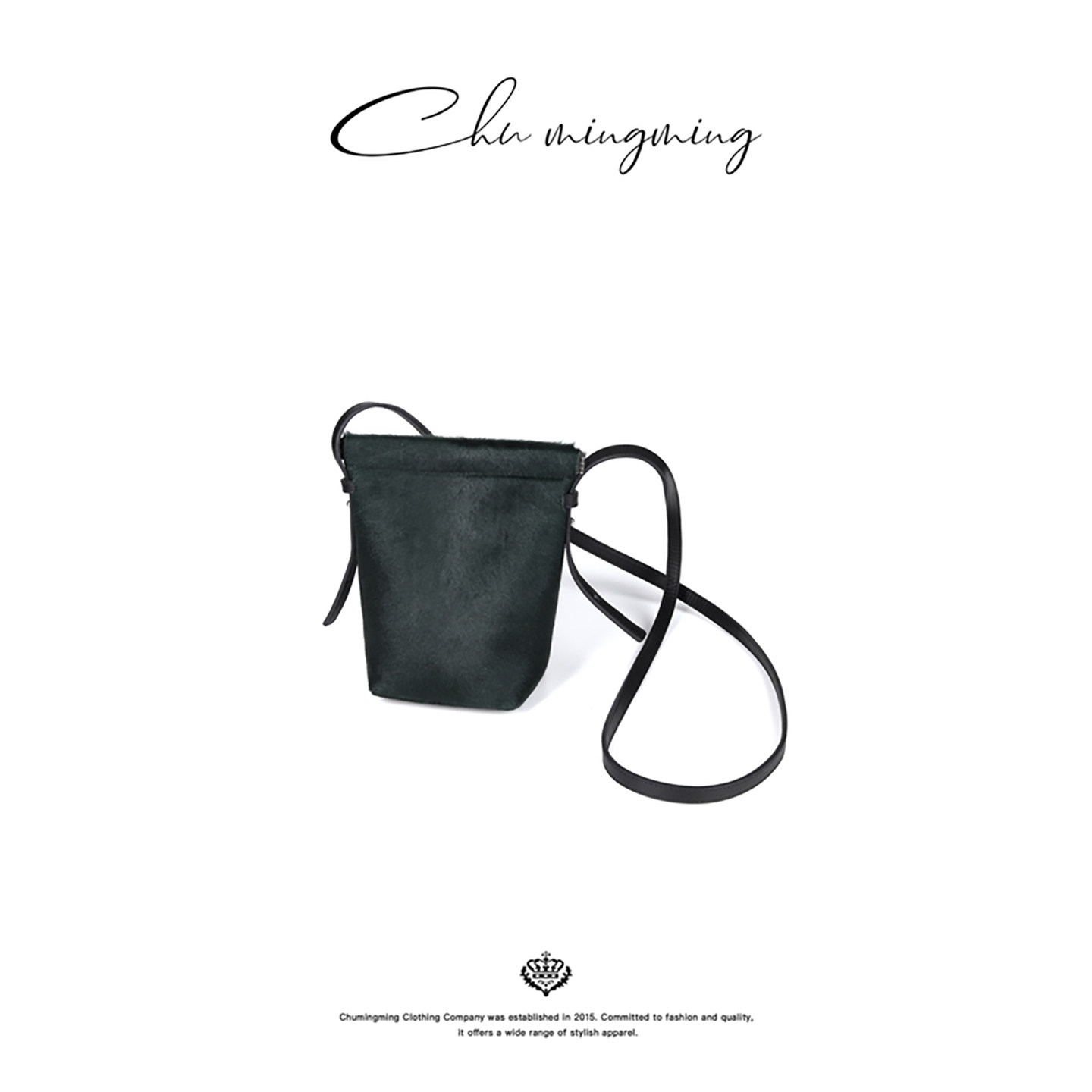 CHU楚妞水貂毛貂皮皮草休闲包2025新款女式斜挎包SP24251