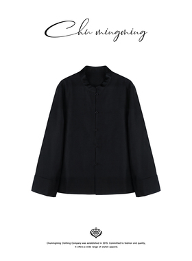 福利款!CHU楚妞单排扣丝羊毛外套SH256203