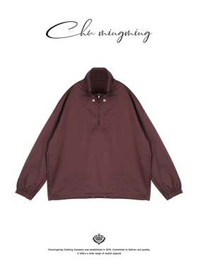 [CHU/2025SSNEW]原创设计[火云]半拉链户外上衣AAMU70